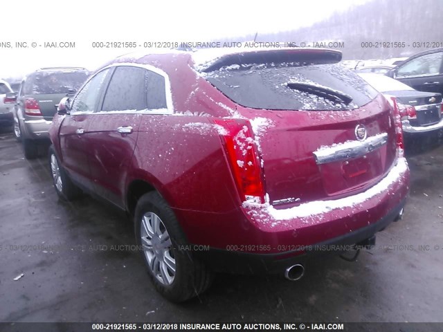 3GYFNEE35FS583012 - 2015 CADILLAC SRX LUXURY COLLECTION RED photo 3