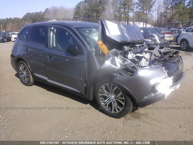 JA4AD2A34JZ008736 - 2018 MITSUBISHI OUTLANDER ES ვერცხლისფერი ფოტო 1