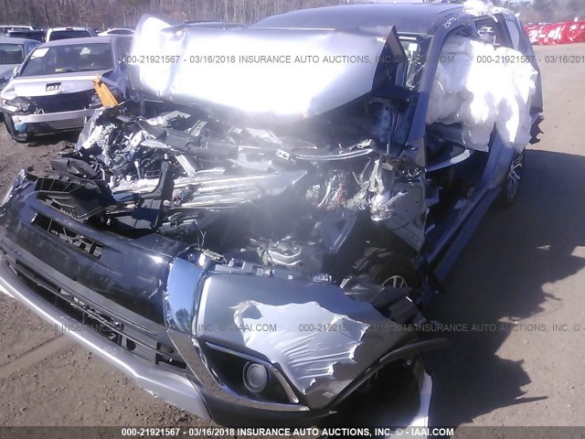 JA4AD2A34JZ008736 - 2018 MITSUBISHI OUTLANDER ES ვერცხლისფერი ფოტო 6