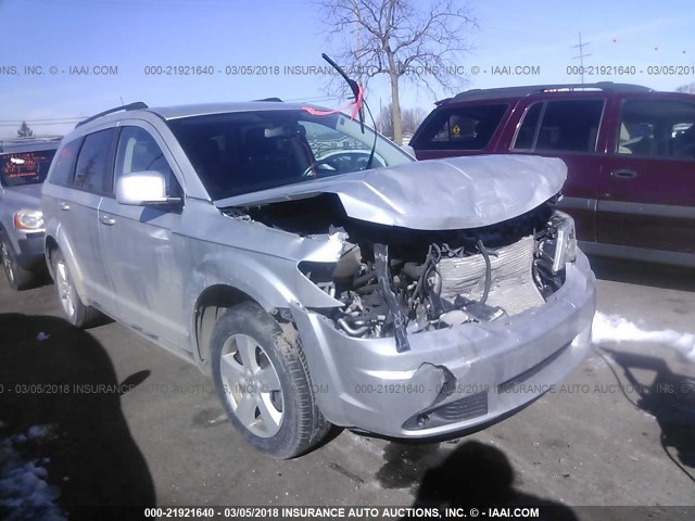 3D4PG5FV7AT119438 - 2010 DODGE JOURNEY SXT SILVER photo 1