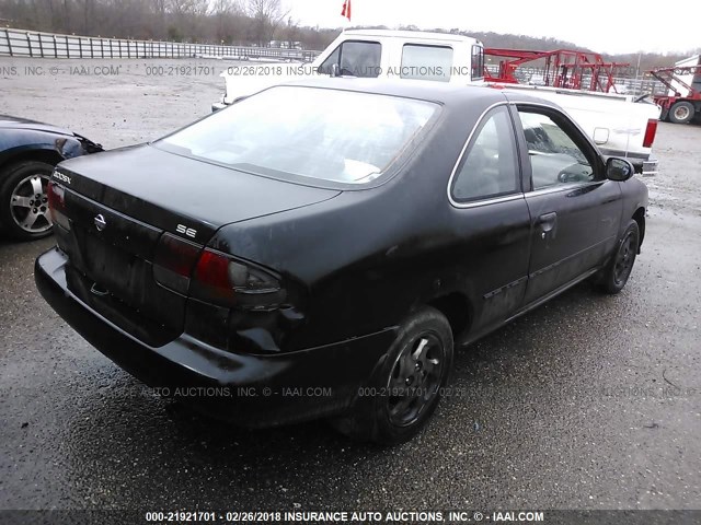 1N4AB42D4SC530517 - 1995 NISSAN 200SX SE BLACK photo 4