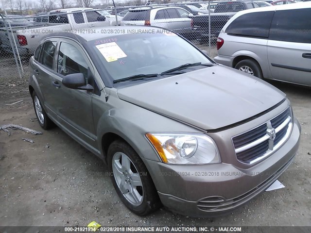 1B3HB48B48D649882 - 2008 DODGE CALIBER SXT GRAY photo 1