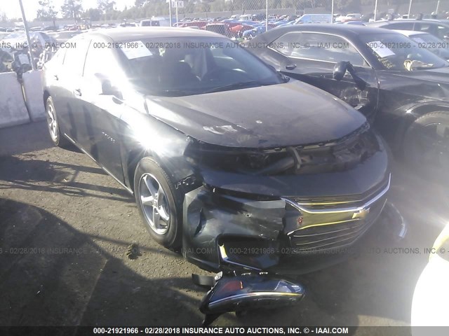 1G1ZB5ST9JF119386 - 2018 CHEVROLET MALIBU LS GRAY photo 1