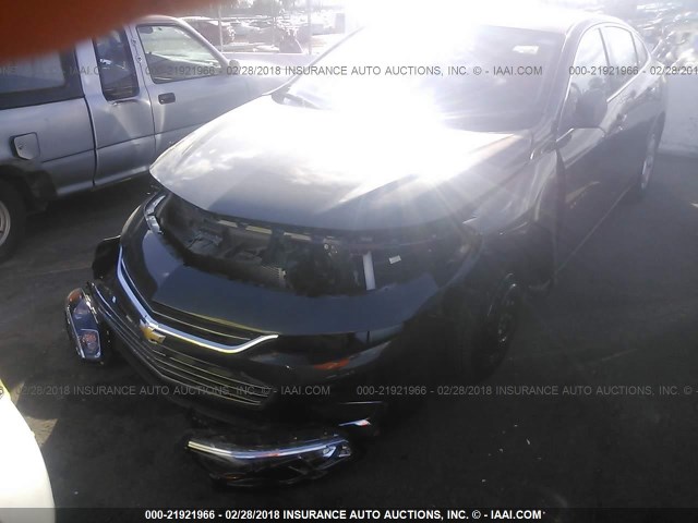 1G1ZB5ST9JF119386 - 2018 CHEVROLET MALIBU LS GRAY photo 2
