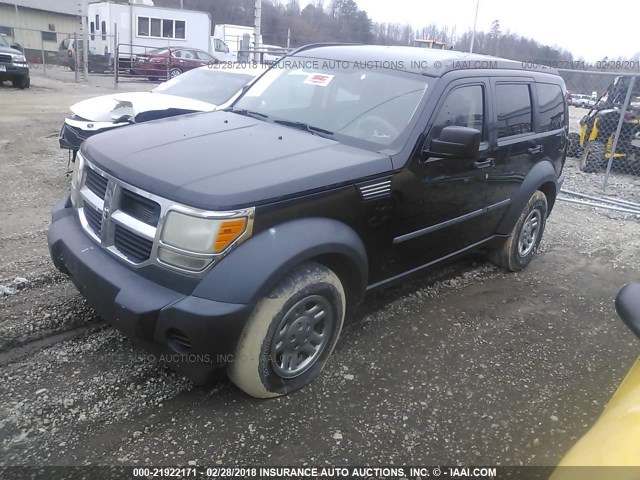 1D8GU28K28W268739 - 2008 DODGE NITRO SXT BLACK photo 2