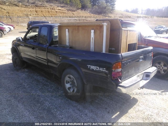 4TASM92NXWZ163054 - 1998 TOYOTA TACOMA XTRACAB PRERUNNER შავი ფოტო 3