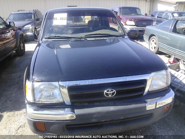 4TASM92NXWZ163054 - 1998 TOYOTA TACOMA XTRACAB PRERUNNER შავი ფოტო 6