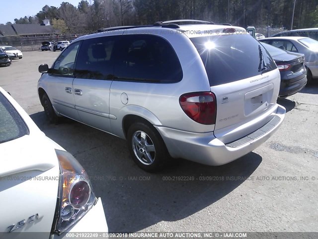 2D4GP54L13R237296 - 2003 DODGE GRAND CARAVAN ES SILVER photo 3