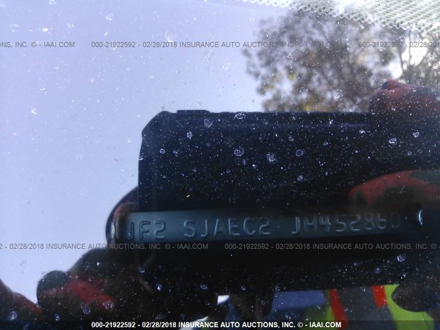 JF2SJAEC2JH452860 - 2018 SUBARU FORESTER 2.5I PREMIUM BLACK photo 9