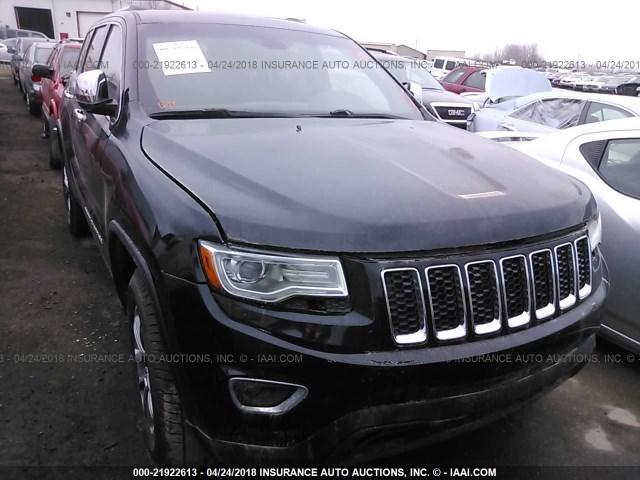 1C4RJFBG8EC163261 - 2014 JEEP GRAND CHEROKEE LIMITED BLACK photo 1