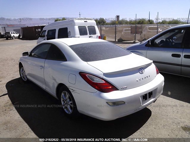 4T1CE30P97U757474 - 2007 TOYOTA CAMRY SOLARA SE/SLE თეთრი ფოტო 3