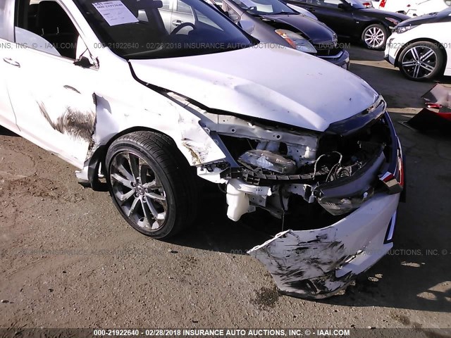 1HGCR2F50DA276827 - 2013 HONDA ACCORD SPORT WHITE photo 6