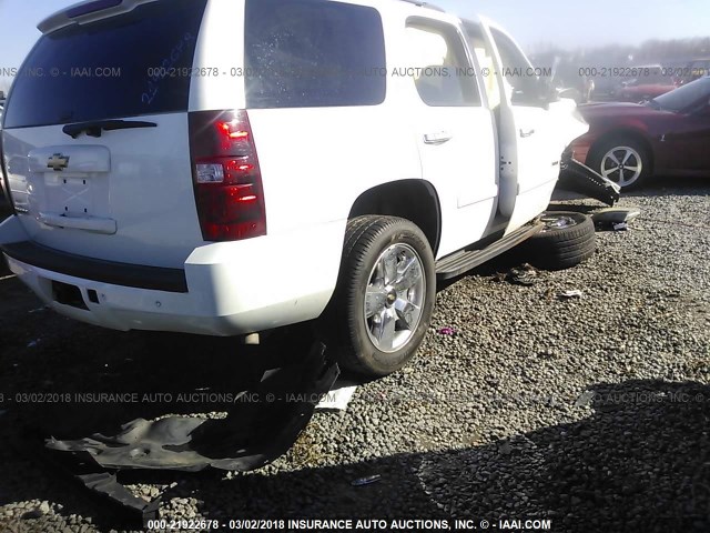 1GNFC13J18R110064 - 2008 CHEVROLET TAHOE C1500 WHITE photo 4