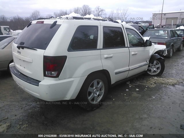 1J4PR4GK7AC120827 - 2010 JEEP GRAND CHEROKEE LAREDO WHITE photo 4