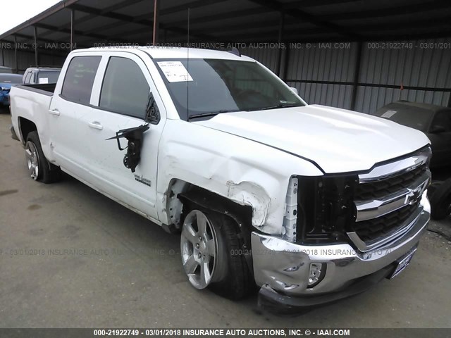 3GCPCREC9JG111611 - 2018 CHEVROLET SILVERADO C1500 LT WHITE photo 1