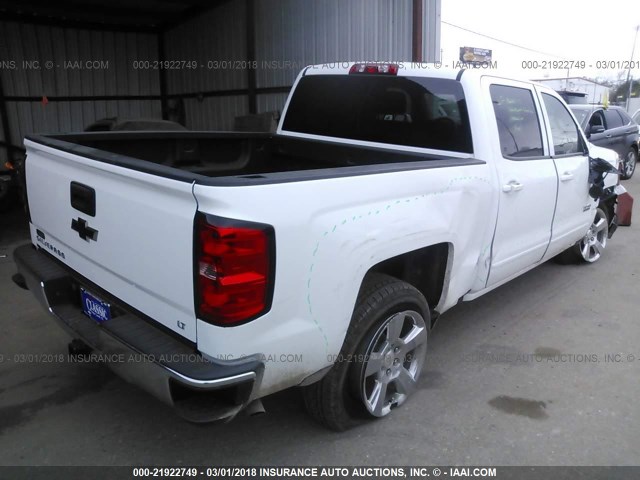 3GCPCREC9JG111611 - 2018 CHEVROLET SILVERADO C1500 LT WHITE photo 4