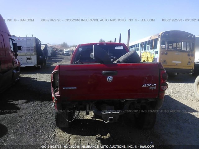 3D7MX39A57G796475 - 2007 DODGE 3500 4X4 CREWCAB  RED photo 8