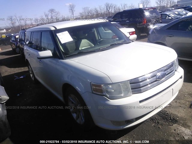 2FMHK6CC2ABD03363 - 2010 FORD FLEX SEL WHITE photo 1