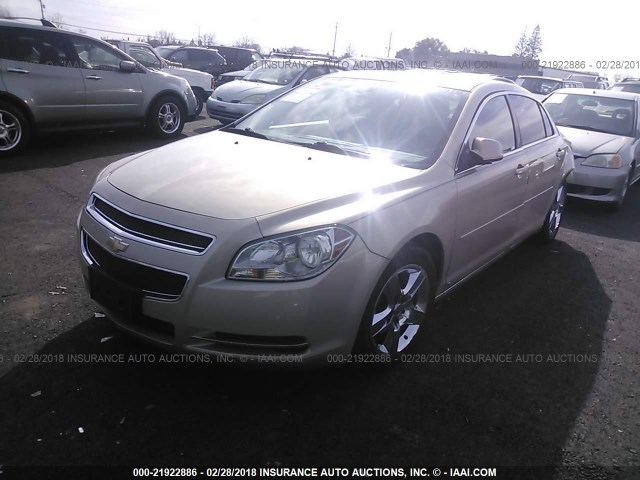 1G1ZH57B294233705 - 2009 CHEVROLET MALIBU 1LT TAN photo 2