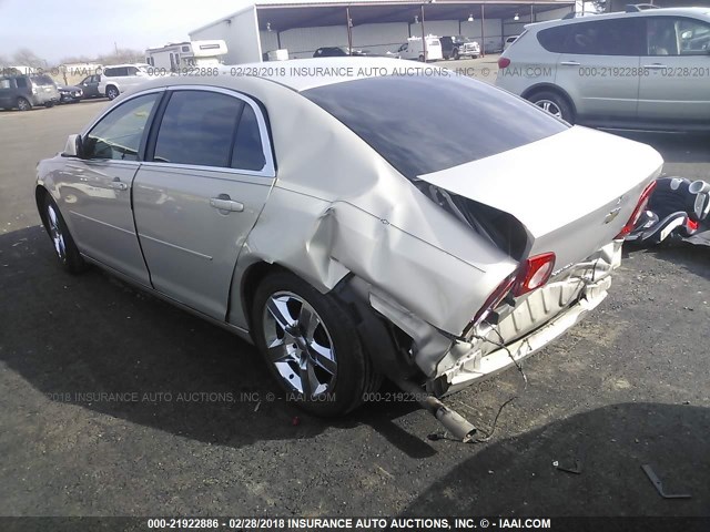 1G1ZH57B294233705 - 2009 CHEVROLET MALIBU 1LT TAN photo 3