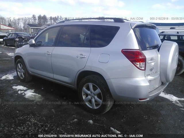 JTMBD31V385208266 - 2008 TOYOTA RAV4 LIMITED SILVER photo 3