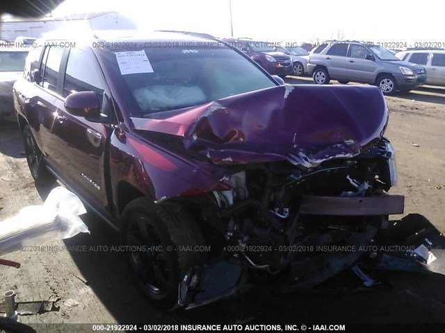 1C4NJDEB8GD764623 - 2016 JEEP COMPASS LATITUDE 红色 照片 1