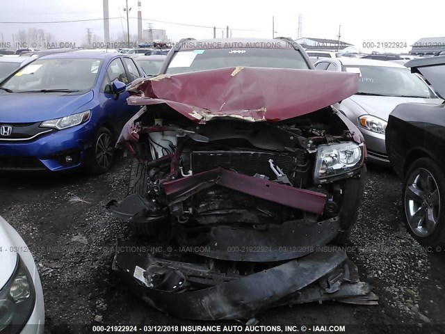 1C4NJDEB8GD764623 - 2016 JEEP COMPASS LATITUDE 红色 照片 6