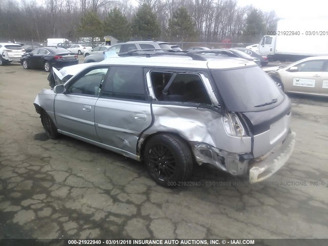 4S3BH635637308345 - 2003 SUBARU LEGACY L/L SPECIAL SILVER photo 3