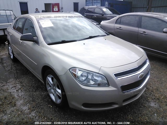 1G1ZB5E12BF336886 - 2011 CHEVROLET MALIBU LS კრემისფერი ფოტო 1