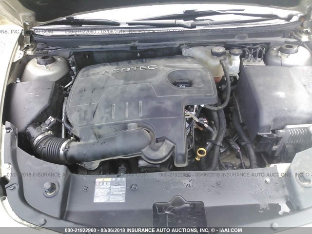 1G1ZB5E12BF336886 - 2011 CHEVROLET MALIBU LS კრემისფერი ფოტო 10