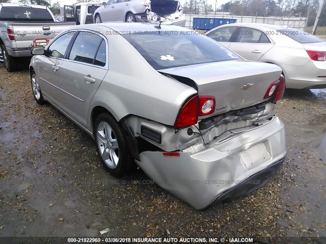 1G1ZB5E12BF336886 - 2011 CHEVROLET MALIBU LS კრემისფერი ფოტო 3