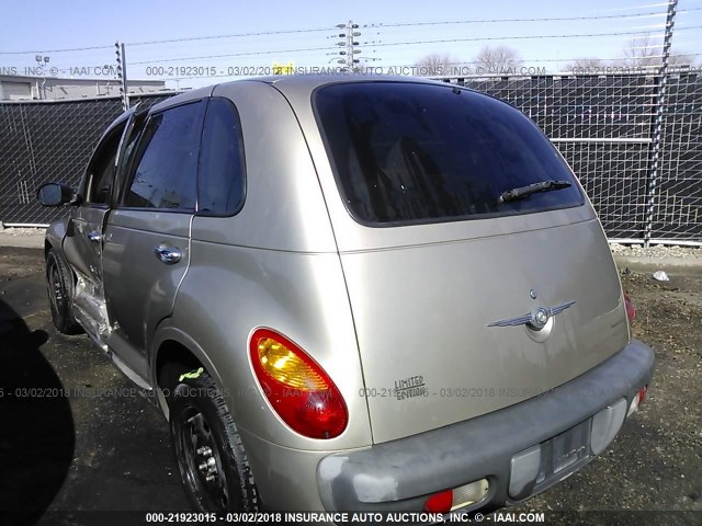 3C8FY68BX2T273236 - 2002 CHRYSLER PT CRUISER LIMITED/DREAM CRUISER GOLD photo 3