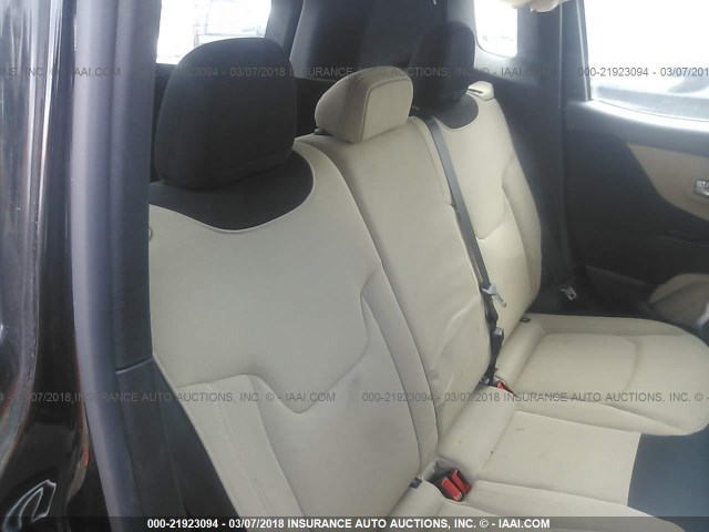 ZACCJBAH9FPC17835 - 2015 JEEP RENEGADE SPORT Սև լուսանկար 8