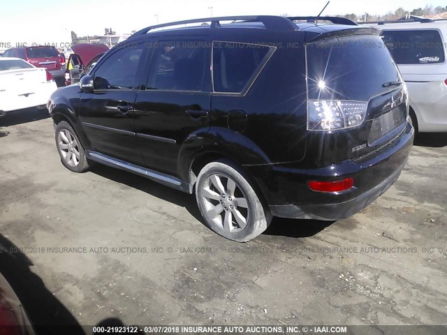 JA4JS4AX9AZ016013 - 2010 MITSUBISHI OUTLANDER XLS BLACK photo 3