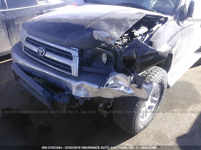 JT3GN86R3Y0135946 - 2000 TOYOTA 4RUNNER SR5 BLACK photo 6