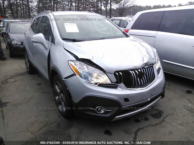 KL4CJBSB9EB681804 - 2014 BUICK ENCORE CONVENIENCE 银色 照片 1