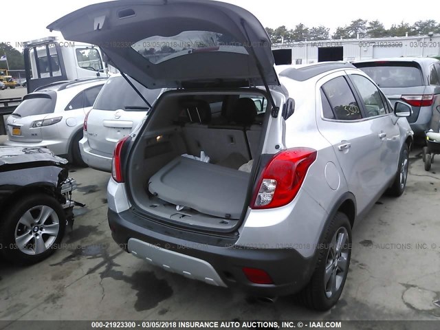 KL4CJBSB9EB681804 - 2014 BUICK ENCORE CONVENIENCE 银色 照片 4