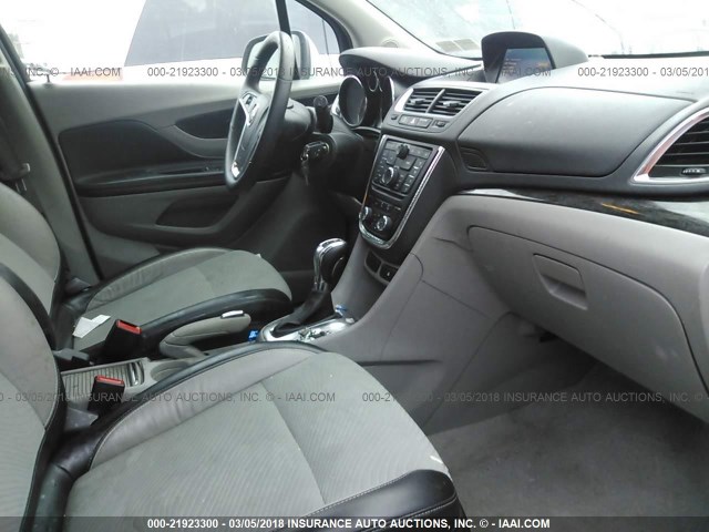 KL4CJBSB9EB681804 - 2014 BUICK ENCORE CONVENIENCE 银色 照片 5
