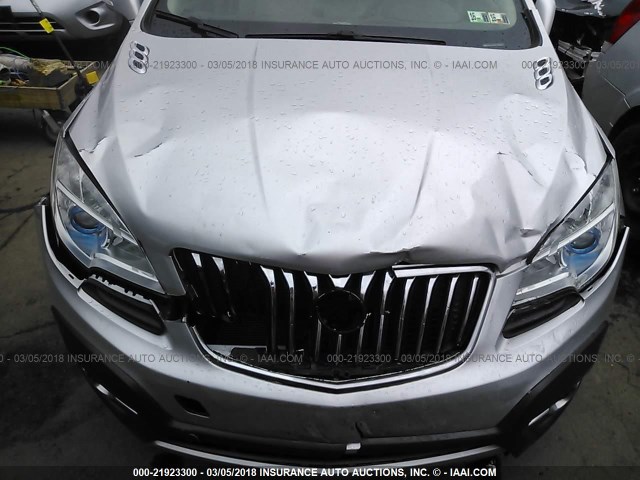 KL4CJBSB9EB681804 - 2014 BUICK ENCORE CONVENIENCE 银色 照片 6