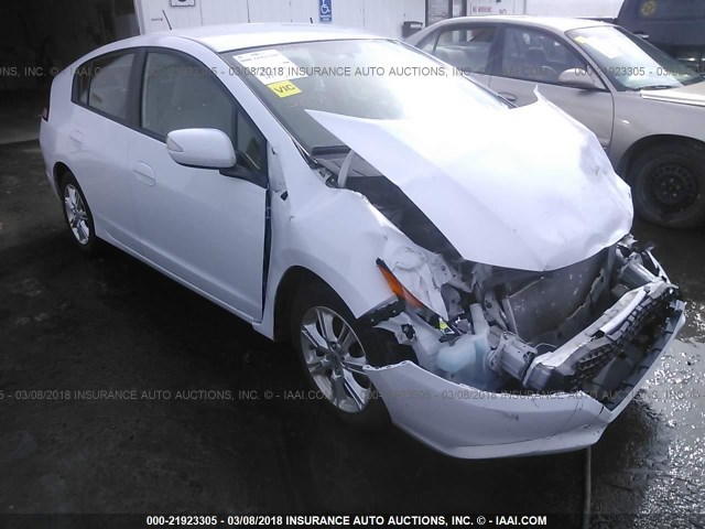 JHMZE2H73AS035075 - 2010 HONDA INSIGHT EX WHITE photo 1