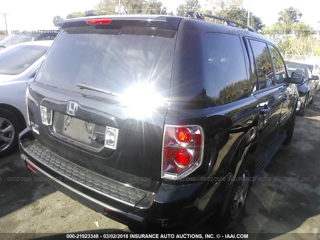 5FNYF28718B023461 - 2008 HONDA PILOT EXL BLACK photo 6