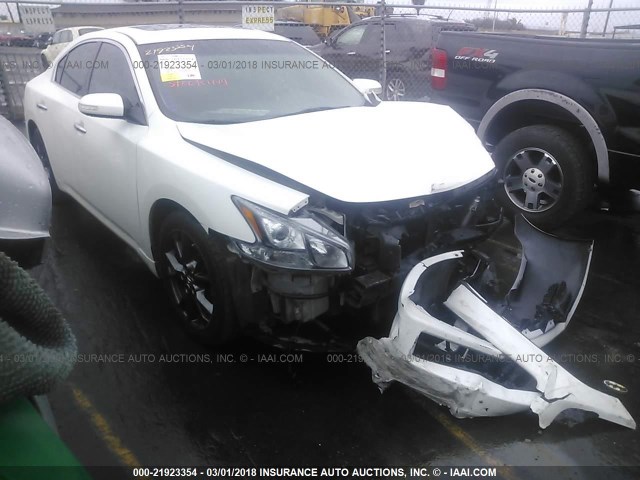 1N4AA5AP5CC835014 - 2012 NISSAN MAXIMA S/SV WHITE photo 1