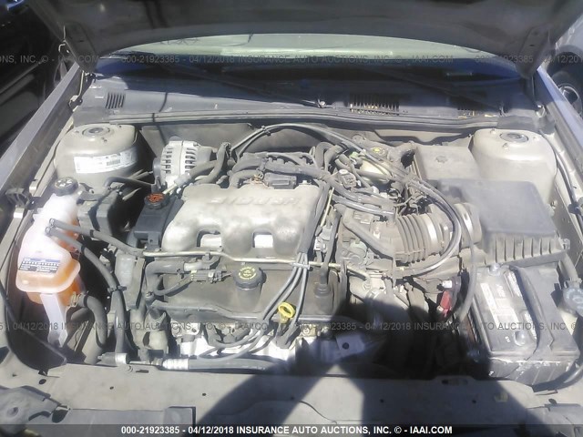 1G1NE52J7Y6335588 - 2000 CHEVROLET MALIBU LS ნაცრისფერი ფოტო 10