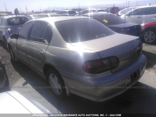 1G1NE52J7Y6335588 - 2000 CHEVROLET MALIBU LS ნაცრისფერი ფოტო 3