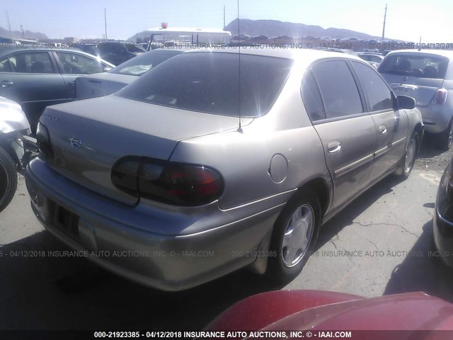 1G1NE52J7Y6335588 - 2000 CHEVROLET MALIBU LS ნაცრისფერი ფოტო 4