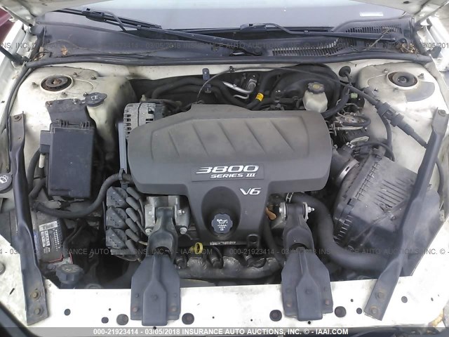 2G2WS522541131200 - 2004 PONTIAC GRAND PRIX GT2 თეთრი ფოტო 10