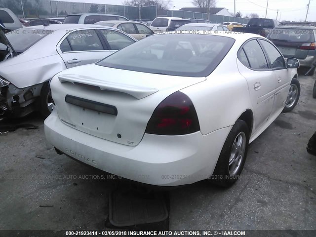 2G2WS522541131200 - 2004 PONTIAC GRAND PRIX GT2 WHITE photo 4