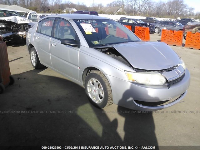 1G8AZ52F33Z185891 - 2003 SATURN ION LEVEL 2 SILVER photo 1