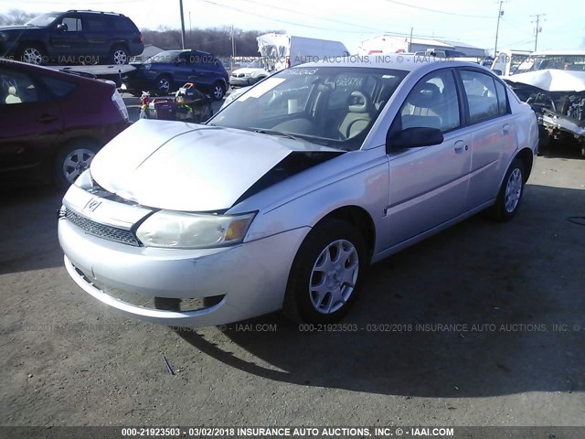 1G8AZ52F33Z185891 - 2003 SATURN ION LEVEL 2 SILVER photo 2