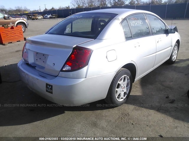 1G8AZ52F33Z185891 - 2003 SATURN ION LEVEL 2 SILVER photo 4